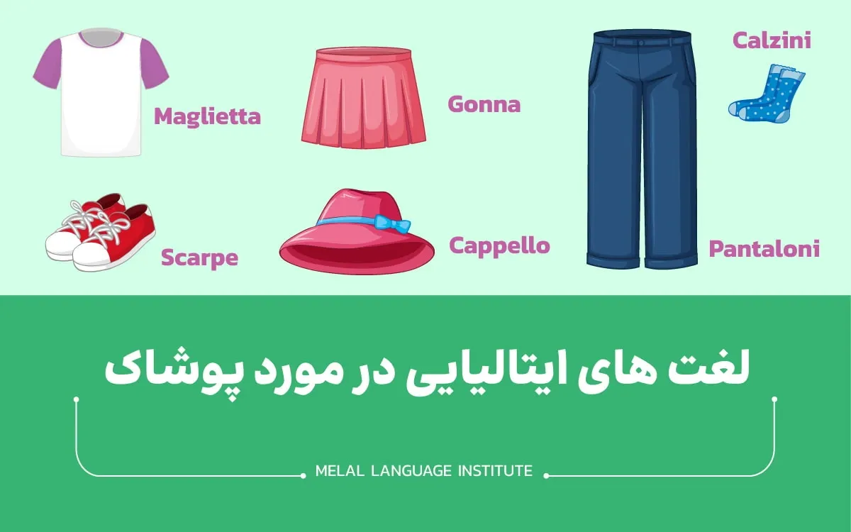 لغات ایتالیایی درباره پوشاک