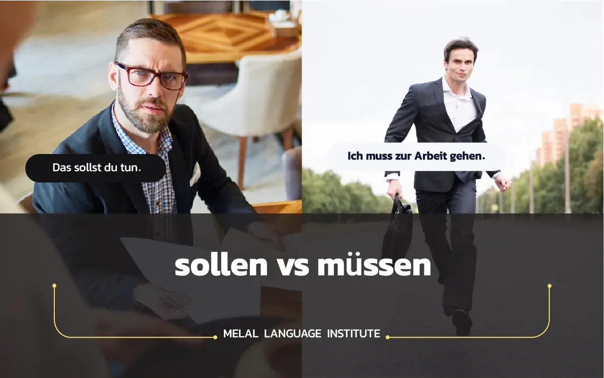 تفاوت اصلی sollen و müssen در چیست؟