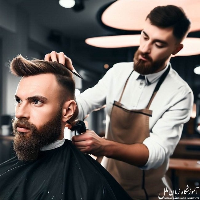 آرایشگر زن به آلمانی