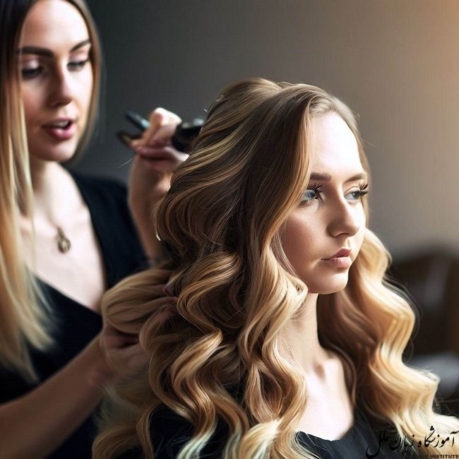 آرایشگر زن به آلمانی